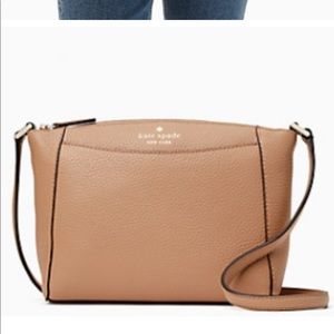 NWT Kate Spade Khaki crossbody handbag.
